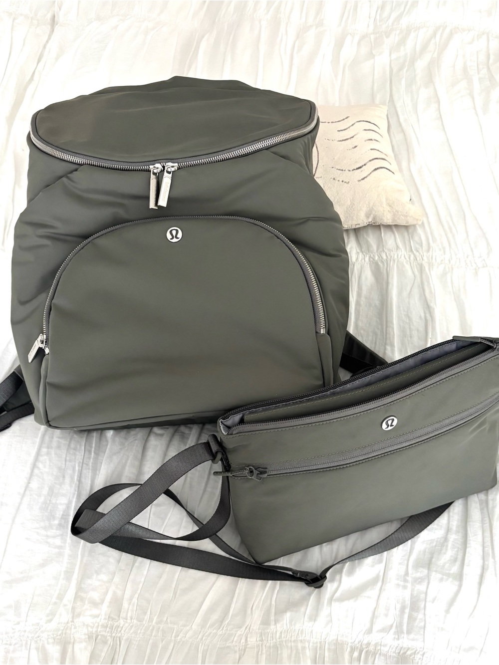 lululemon athletica Slate Green New Parent Backpack 17L